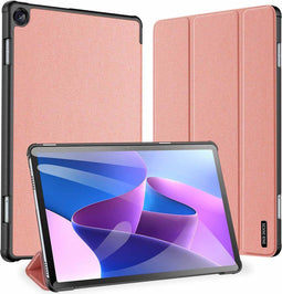 Dux Ducis Tablet Hoes Geschikt voor Lenovo Tab M10 (3rd gen) - Dux Ducis Domo Bookcase - Rosé goud