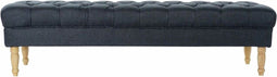 Kruk DKD Home Decor Blauw Polyester Rubberwood (158 x 50 x 42 cm)