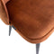 Liviza Stoel Loka Terracotta - Velvet - Rond Terra - 78 cm , 525 cm , 62 cm
