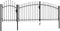 vidaXL - Poort - 1,75x4 - m - staal - zwart