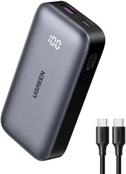 Ugreen 10000 mAh - Power Bank - 30W Max Fast Charging - LED-indicator