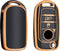 Autosleutel hoesje - TPU Sleutelhoesje - Sleutelcover - Autosleutelhoes - Geschikt voor Fiat - goud - B3 - Fiat 500, Fiat 500L, Fiat 500X, Fiat 500, Fiat Tipo, Fiat Punto, Fiat Egea, Fiat Doblo, Fiat Scudo, Fiat Ducato, Fiat Panda, Abarth - Auto Sl
