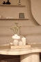 MOOISA - Travertine Dienblad vierkant - Tray 30x30cm - rond marmer dienblad - vierkant marmer dienblad - decoratie schaal - tapasplank - serveerplank