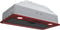 Wiggo WE-E573R(RB) - Inbouw Afzuigkap - 60 cm - 300 m³/h - Rood