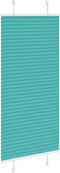 vidaXL - Plissé - rolgordijn - 60x150 - cm - stofbreedte - 59,4 - cm - petrol - groen