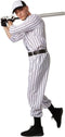 Dressforfun Herenkostuum baseball XXL - Verkleedkleding - Gestreept shirt en broek