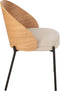 J-Line stoel Lone - multiplex/metaal - naturel/beige