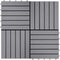 vidaXL - Terrastegels - 30 - st - 30x30 - cm - massief - acaciahout - greywash
