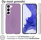 iMoshion Hoesje Geschikt voor Samsung Galaxy S23 Plus Hoesje Siliconen - iMoshion Design hoesje - Paars / Floral Purple