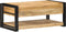 vidaXL - Salontafel - 90x50x38 - cm - massief - ruw - mangohout
