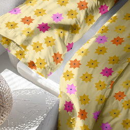 Dekbedovertrek set HappyFriday Mr Fox Long braid Multicolour Bed van 80/90 2 Onderdelen