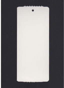 Hangetiket op rol 91x39mm blanko1000 rol - 8 stuks