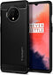Spigen OnePlus 7T - Rugged Armor Backcover - Mil-grade met Air Cushion Technology - Matt Black