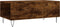 vidaXL - Salontafel - 90x50x36,5 - cm - bewerkt - hout - gerookt - eikenkleurig