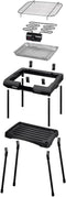 Unold Uno 58550 Black Rack Elektrische Barbecue