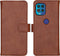 iMoshion Hoesje Geschikt voor Motorola Moto G100 Hoesje Met Pasjeshouder - iMoshion Luxe Bookcase - Bruin