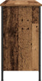 vidaXL - TV-kast - Artisan - Eiken - 101x35x65 - cm - Engineered - Hout - en - Staal