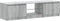 vidaXL - Tv-meubel - met - LED-verlichting - 140x40x35,5 - cm - grijs - sonoma - eiken