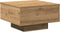 vidaXL - Salontafel - Artisan - Eiken - 55x55x31 - cm - Gelaagd - Hout