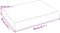 vidaXL - Wastafelblad - 40x30x(2-6) - cm - behandeld - massief - hout - donkerbruin