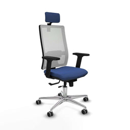 Horna Traslack Piqueras y Crespo 2D086G2 - Bureaustoel - Hoofdsteun verstelbaar - Marineblauw