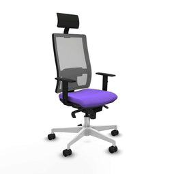 Bureaustoel met hoofdsteun Piqueras y Crespo 1D026N1 Lila