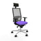 Bureaustoel met hoofdsteun Piqueras y Crespo 1D026N1 Lila