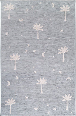 Nattiot - Palm Dream Vloerkleed/Tapijt Voor De Kinderkamer - Afmetingen 115 x 170cm