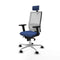 Piqueras y Crespo 2D086N2 - Bureaustoel - Hoofdsteun en verstelbare hoogte - Marineblauw