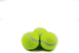 Tennisballen Set van 3 Geel