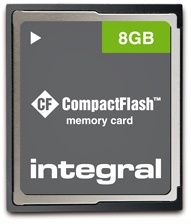Integral 8GB CF - Compact Flash - 8GB opslagcapaciteit