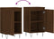 vidaXL - Dressoir - 40x35x70 - cm - bewerkt - hout - bruin - eikenkleur