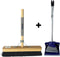 Synx Tools bezem Binnenbezem paardenhaar 40 cm - Stoffer en Blik met lange steel 95 cm- Bezemset - Cocosharen - Zaalveger - Kunststof - Hotel Stoffer Blik set - Stoffer en blik sluitend model - Schoonmaakartikelen