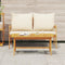 vidaXL - Koffietafel - 90x45x40 - cm - Massief - Acaciahout