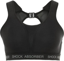 Shock Absorber Ultimate Run Bra Padded - Sportbeha Dames - Extreme ondersteuning - Zwart Silver