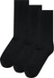 Apollo Modal Antipress - Sokken - Niet knellend - Zwart (3 paar)