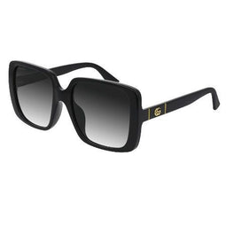 Gucci GG0632SA - Dames Zonnebril - UV400 bescherming - Zwart/Grijs - Maat 56 mm