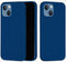 Lunso - Softcase Backcover hoes - Geschikt voor iPhone 13 - Blauw