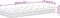 vidaXL - Pocketveringmatras - middelhard-plus - 70x200 - cm