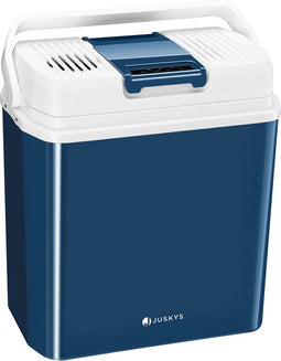 Juskys Noordpool - Elektronische Koelbox - 24 Liter - 12 V & 230 V - Blauw