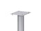 NorStone Stylum 3 - Luidsprekerstandaards 80 cm - Verstelbare spikes - Zilver