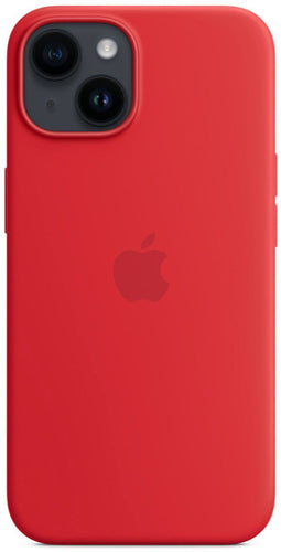 Apple iPhone 14 - Siliconen hoesje - MagSafe - Rood