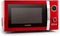 Klarstein Fine Dinesty - Magnetron met grillfunctie - 23L 800W magnetronvermogen 1000W grillvermogen - Rood