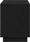 vidaXL - TV-kast - Zwart - Eiken - 80x35x45 - cm - Engineered - Hout