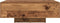 vidaXL - Salontafel - met - LED-verlichting - Oude - Hout - 85x55x31 - cm