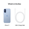 Apple iPhone 17 - Smartphone - 256GB opslag - Blauw