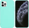 iMoshion Hoesje Geschikt voor iPhone 12 Pro / 12 Hoesje Siliconen - iMoshion Color Backcover - Mintgroen