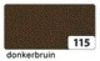 Folia Paper - Crêpepapier folia 250x50cm nr115 donkerbruin | 10 stuks