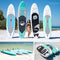 SereneLife Opblaasbaar Stand-Up Paddleboard - Antislip SUP Paddle Board met Peddel, Pomp, Leash en Accessoires - Leuk Opblaasbaar Paddleboard voor Volwassenen en Jeugd
