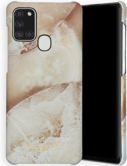 Selencia Hoesje Geschikt voor Samsung Galaxy A21s Hoesje - Selencia Maya Fashion Backcover - wit